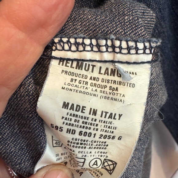 Helmut Lang Vintage Button-Up Shirt in Deep Indigo Size 40 - Picture 9 of 9